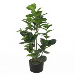 BIDK HOME Faux Ficus Pandurata Hance Plant