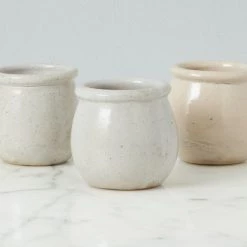 ETU HOME New Kitchen Found French Yogurt Pot, Set Of 2