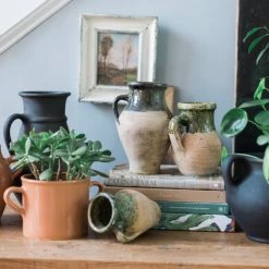 ETU HOME Found Green Amphora New Home Decor