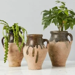 ETU HOME Found Green Amphora New Home Decor