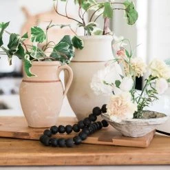 ETU HOME New Home Decor Found Unglazed Jug