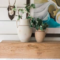 ETU HOME New Home Decor Found Unglazed Jug