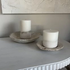 Golden Oldies Found Vintage Stone Plates