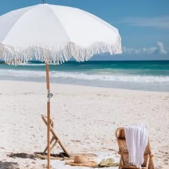 Guangzhou Greenmark Import And Export Co., Ltd. Fringe Beach Umbrella New Outdoor