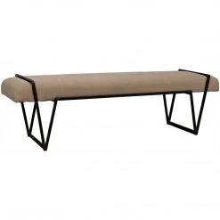 Noir Gavin Metal Bench Best Sellers