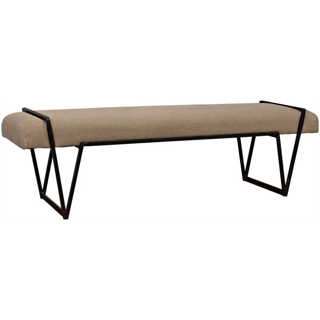Noir Gavin Metal Bench Best Sellers