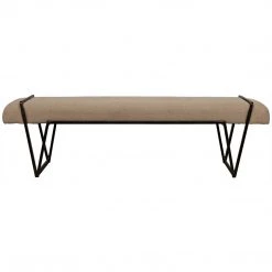 Noir Gavin Metal Bench Best Sellers