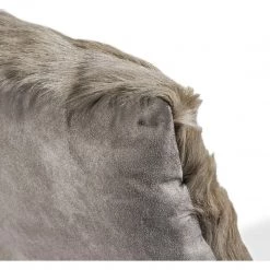 INTERLUDE HOME Goat Skin Bolster Pillow