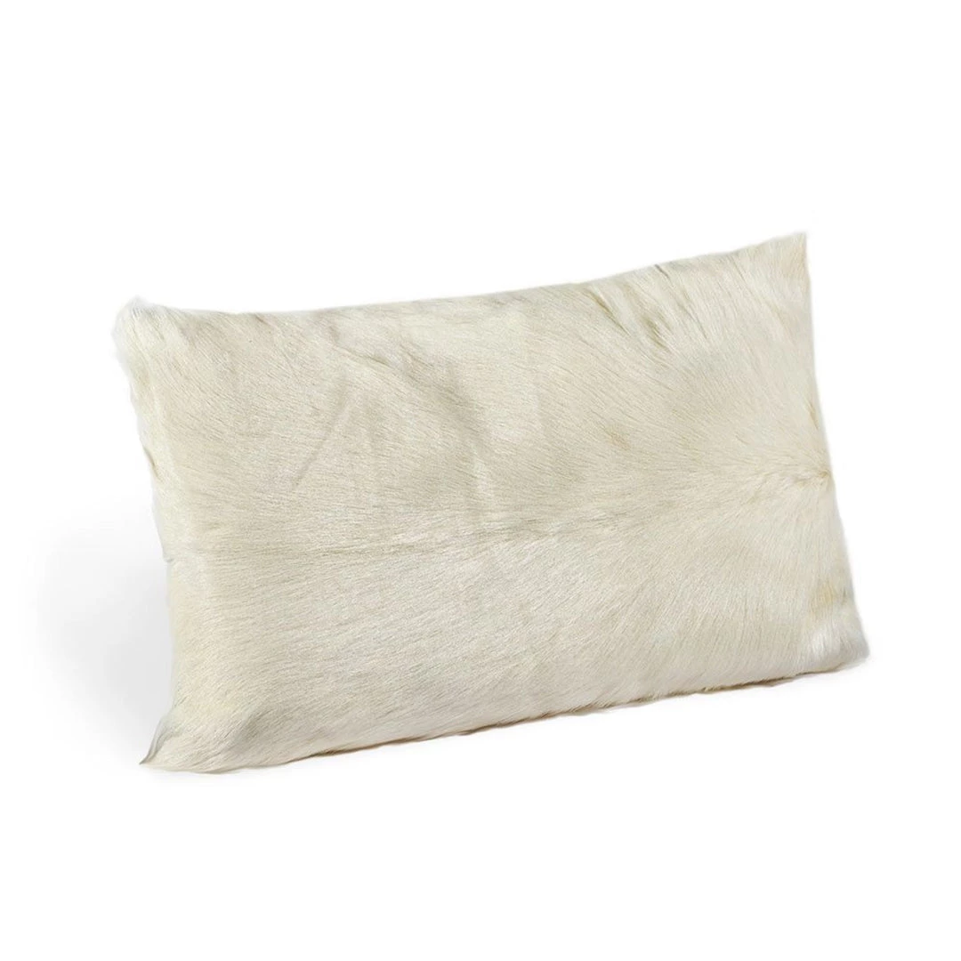 INTERLUDE HOME Goat Skin Bolster Pillow