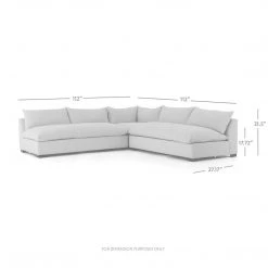 Fourhands Best Sellers Grant 3-Piece Sectional