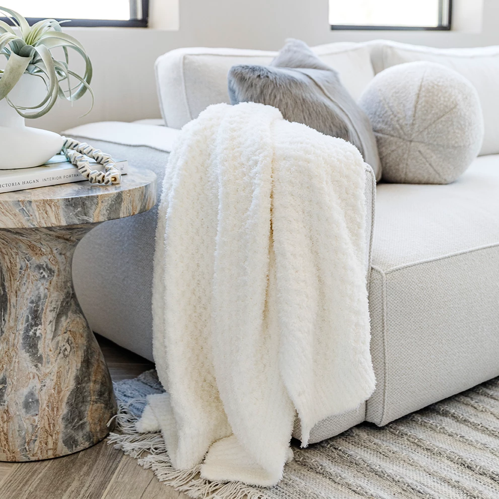 Barefoot Dreams Honeycomb Blanket HOME DECOR