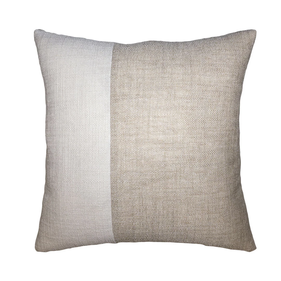 Square Feathers Best Sellers Hopsack Two Tone Pillow