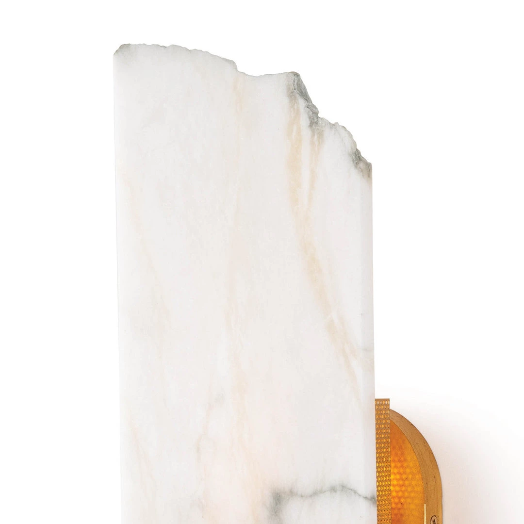 Regina Andrews New Lighting Jonah Alabaster Sconce