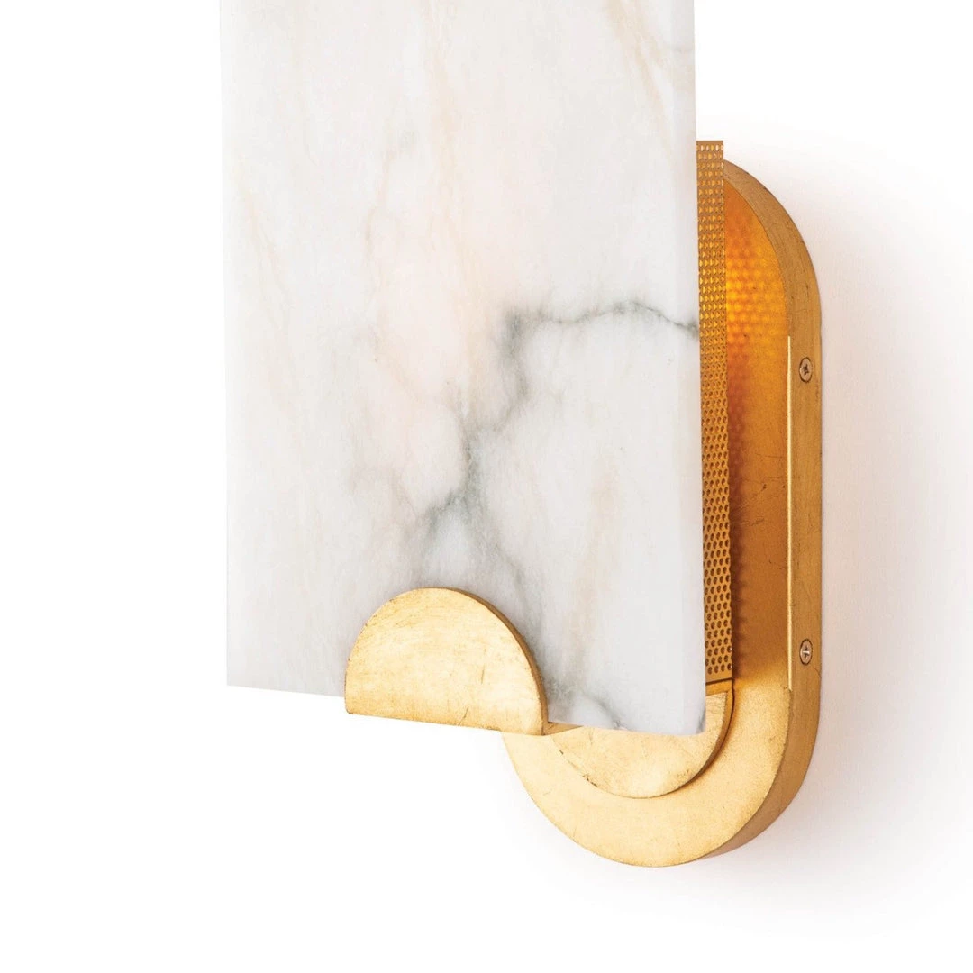 Regina Andrews New Lighting Jonah Alabaster Sconce