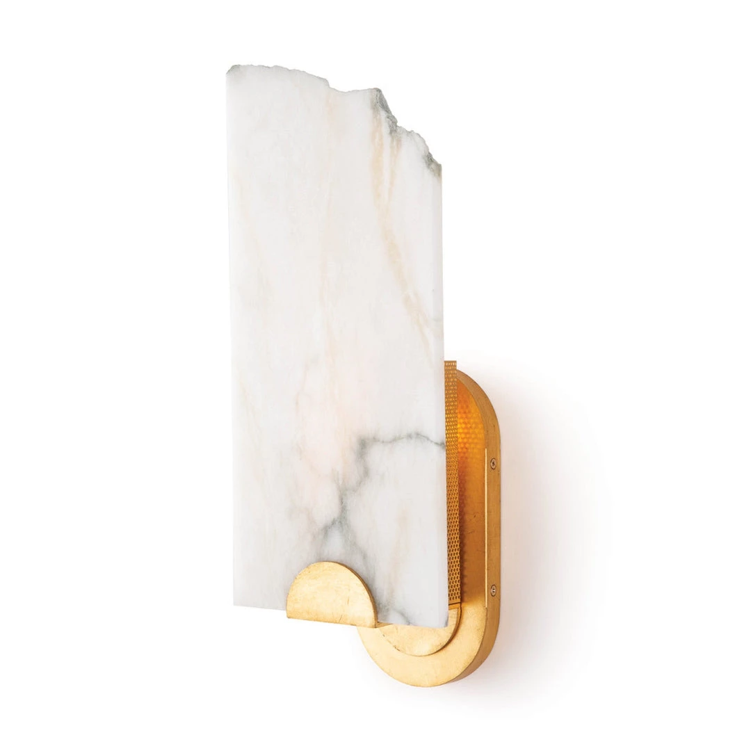 Regina Andrews New Lighting Jonah Alabaster Sconce