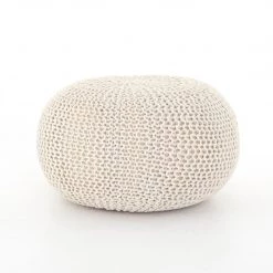 Fourhands Jute Knit Pouf