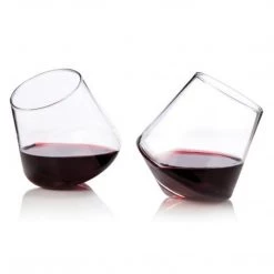 True Brands Keeva Rolling Wine Glasses
