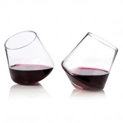 True Brands Keeva Rolling Wine Glasses