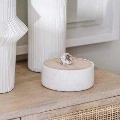 Studio A Home Kenneth Alabaster Box