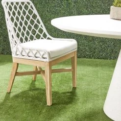 Essentials For Living New Outdoor Lattis Outdoor Dining Chair