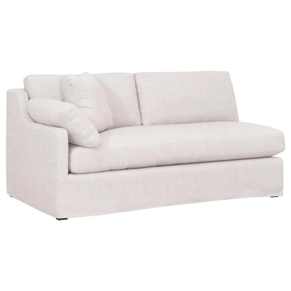 Essentials For Living Lena Modular Slope Arm Slipcover 2-Seat Left Arm Sofa Best Of Living Room