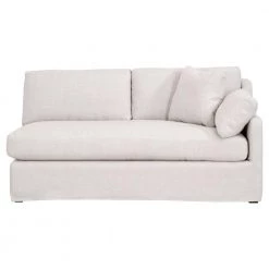 Essentials For Living Best Of Living Room Lena Modular Slope Arm Slipcover 2-Seat Right Arm Sofa