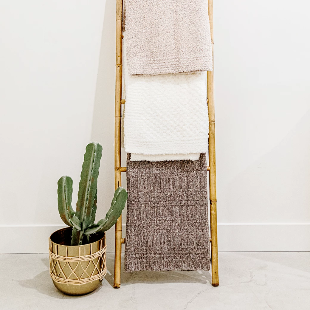Barefoot Dreams Lite Heathered Cable Blanket Best Sellers