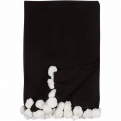 FAIRE Luxxe Pom Pom Throw HOME DECOR