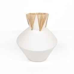 Fourhands Maliana Vessel-White Concrete