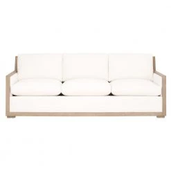 Essentials For Living Manhattan Wood Trim Sofa 85
