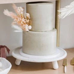 BIDK HOME New Kitchen Marble Cake Stand