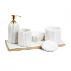 ZODAX Marley Marble Vanity Tray