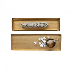 CREATIVE CO OP Best Sellers Metal Trays