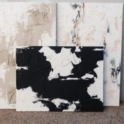 Ashley Craig Mixed Media Original Art - Black