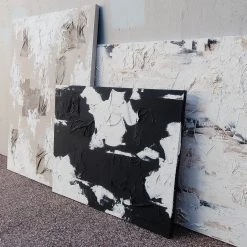 Ashley Craig Mixed Media Original Art - Nude + White