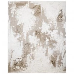 Ashley Craig Mixed Media Original Art - Nude + White With Paint Splatter