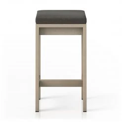 Fourhands Monterey Outdoor Bar & Counter Stool, Washed Brown New Outdoor