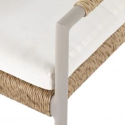 Fourhands Niles Outdoor Dining Armchair-Faux Hyaci New Outdoor