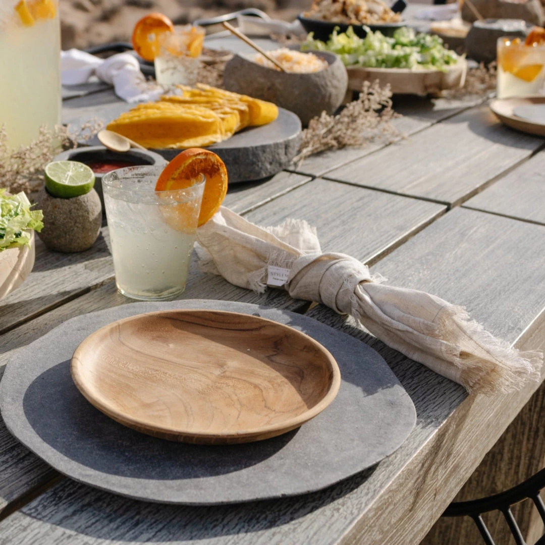 Kashul International Nude Fringe Napkin