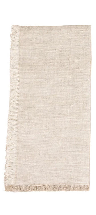 Kashul International Nude Fringe Napkin