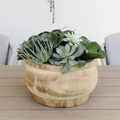 CREATIVE CO OP Paulownia Wood Bowl Best Sellers