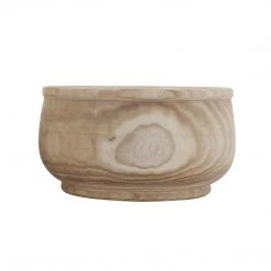 CREATIVE CO OP Paulownia Wood Bowl Best Sellers