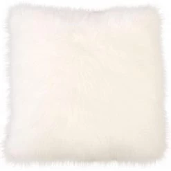 Square Feathers Best Sellers Pearl Fur Pillow
