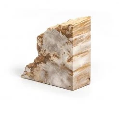 Fourhands Best Sellers Petrified Wood Book Ends
