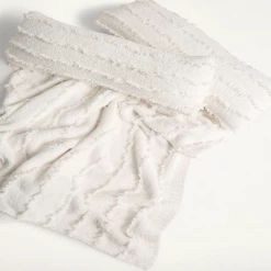 Barefoot Dreams Placed Fringe Blanket