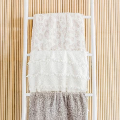 Barefoot Dreams Placed Fringe Blanket