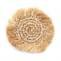 FAIRE Raffia Coasters, Set Of 4 New Kitchen