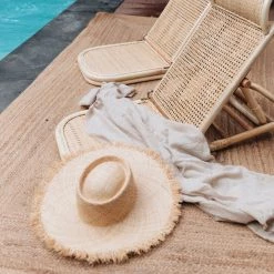Yiwu Jingsourcing Ecommerce Co, Limited Raffia Frayed Sun Hat In Stock