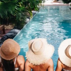 Yiwu Jingsourcing Ecommerce Co, Limited Raffia Frayed Sun Hat In Stock