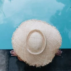 Yiwu Jingsourcing Ecommerce Co, Limited Raffia Frayed Sun Hat In Stock